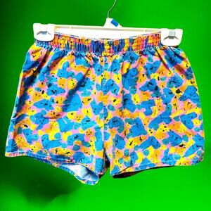 Vintage 80's Trend Basics Girls XL (14-16) Summer Shorts Elastic Waist Stranger